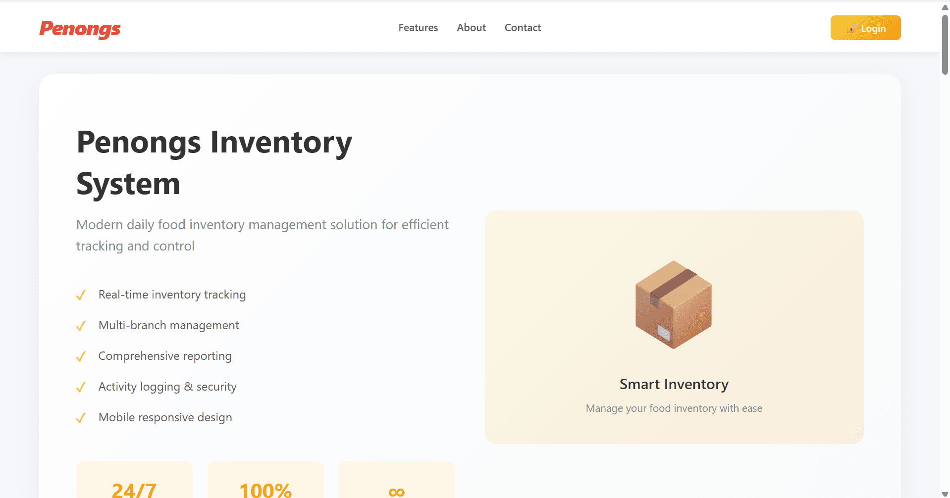 Penong's Inventory System preview